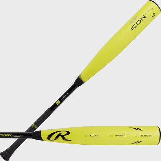 2024 RAWLINGS ICON LIMITED EDITION "GLOWSTICK" BBCOR BAT