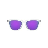 Oakley OO9013 Frogskins Square Sunglasses, Polished Clear/Prizm Violet